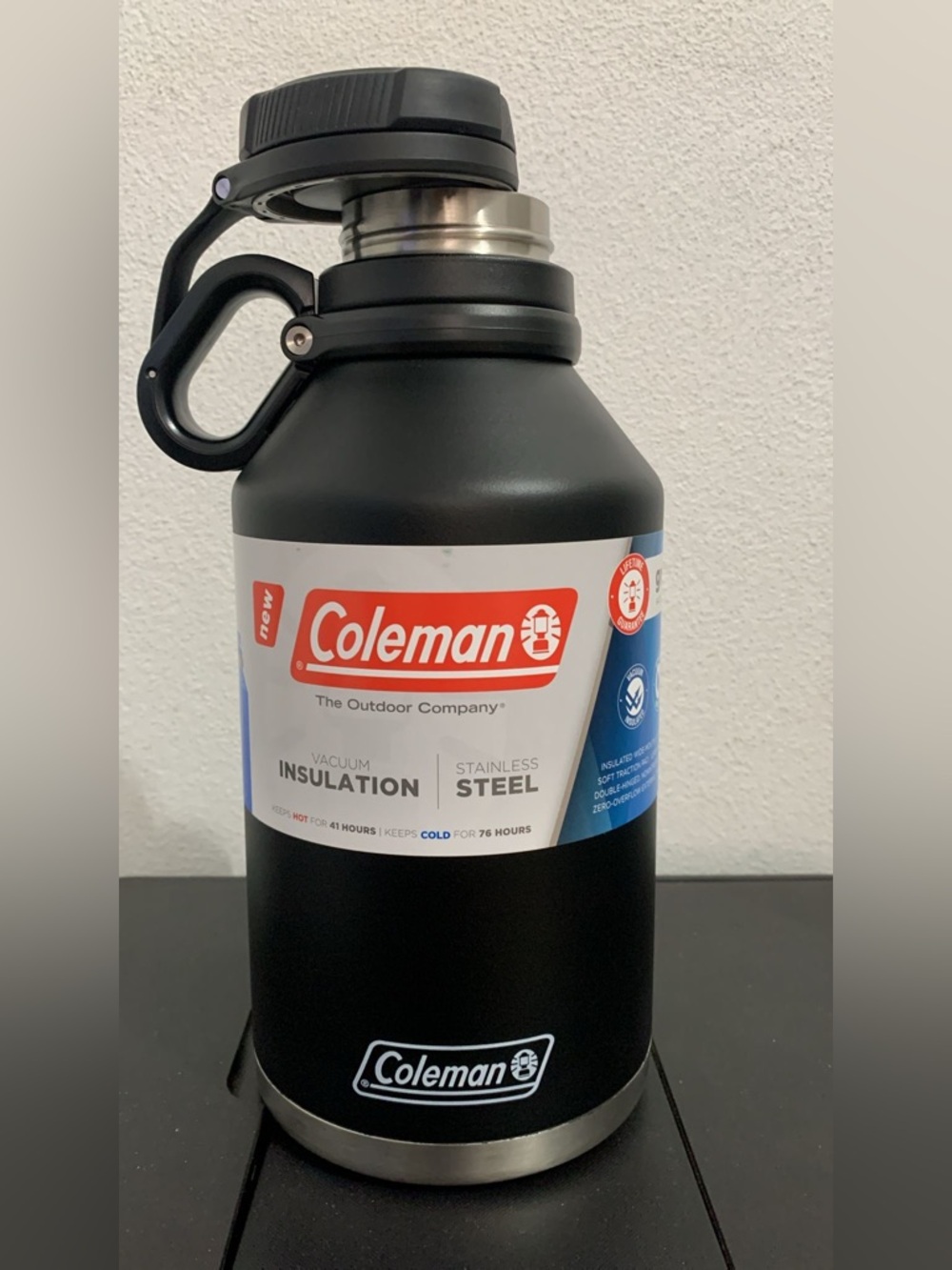 Coleman-Growler Black (64 oz)